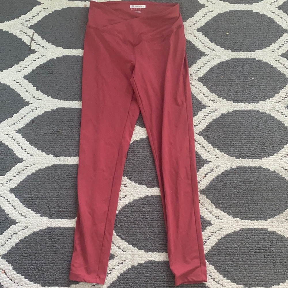 Pink Forever 21 Leggings